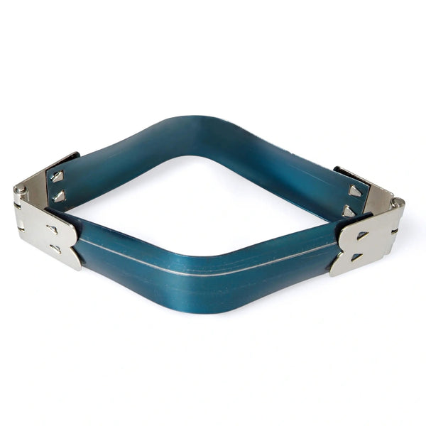 615176|Schnappverschluss 85mm, blau, silberfarbig