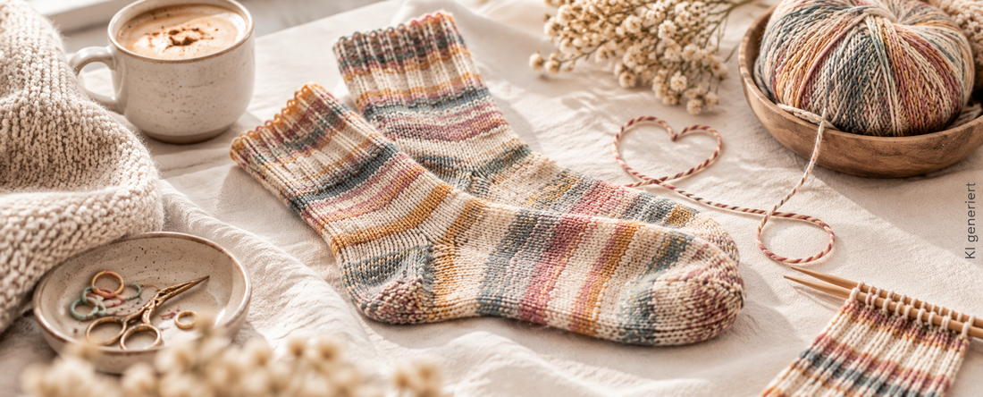 Socken stricken lernen | Strickschule