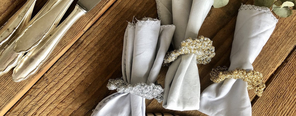 Serviettenringe mit Glamourfaktor