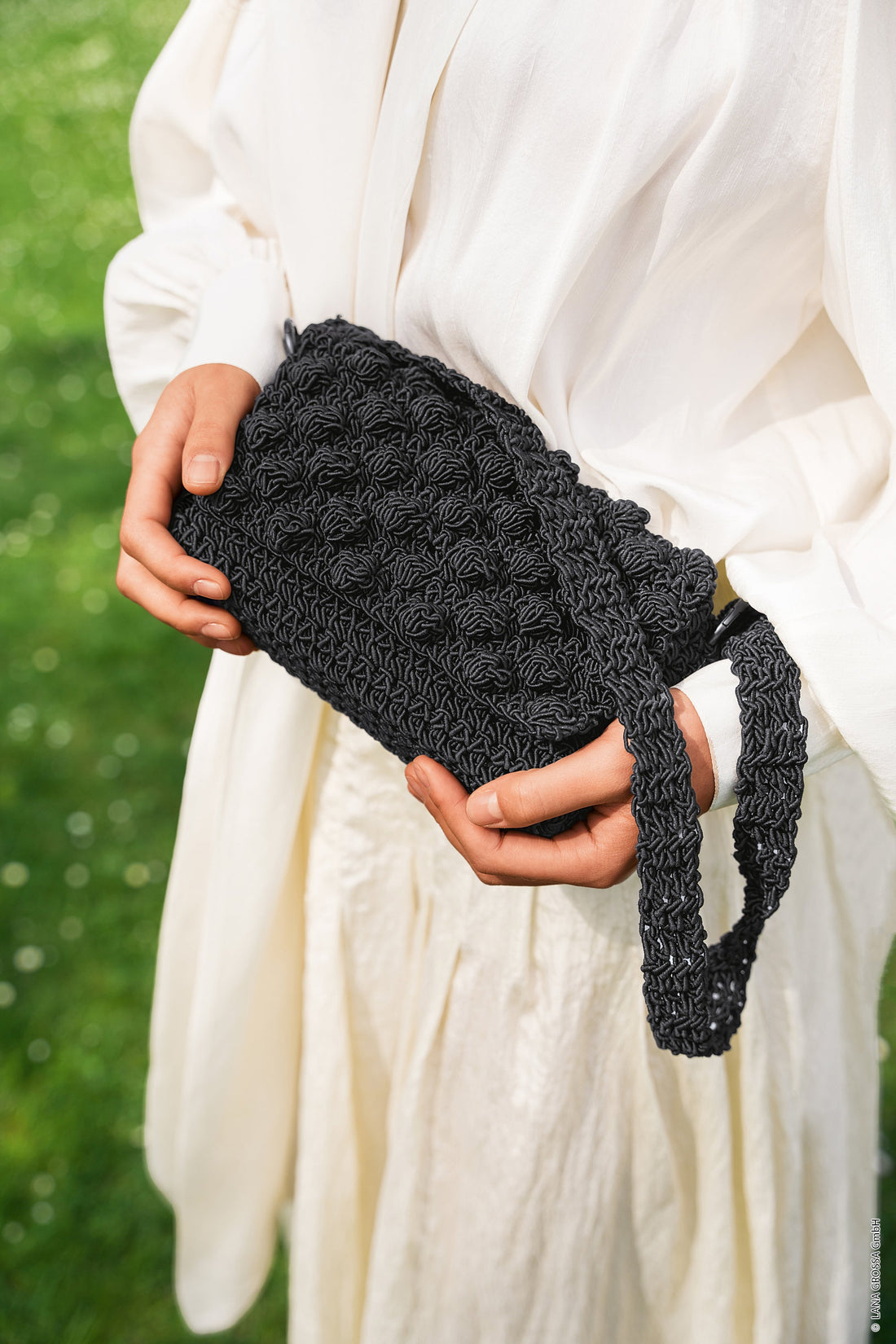 Kostenlose Häkelanleitung | Handtasche aus Lana Grossa The Core