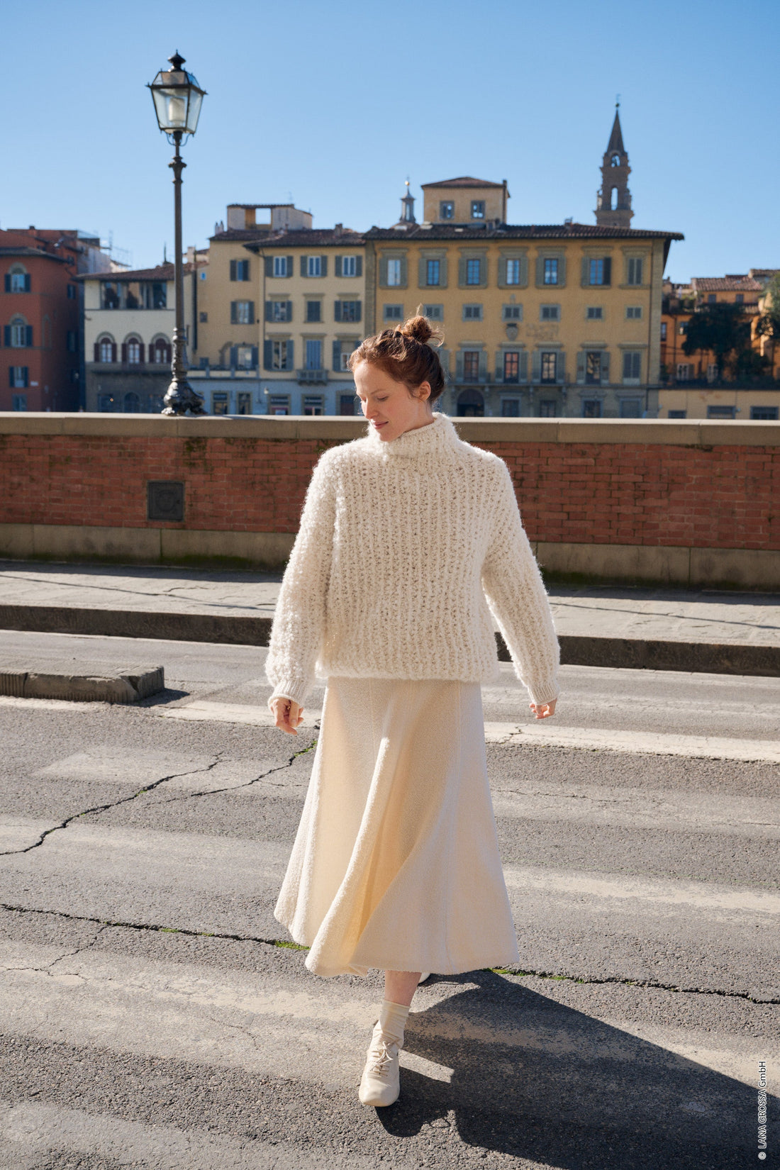 Kostenlose Strickanleitung Rollkragen-Pullover | Lana Grossa Orsetto