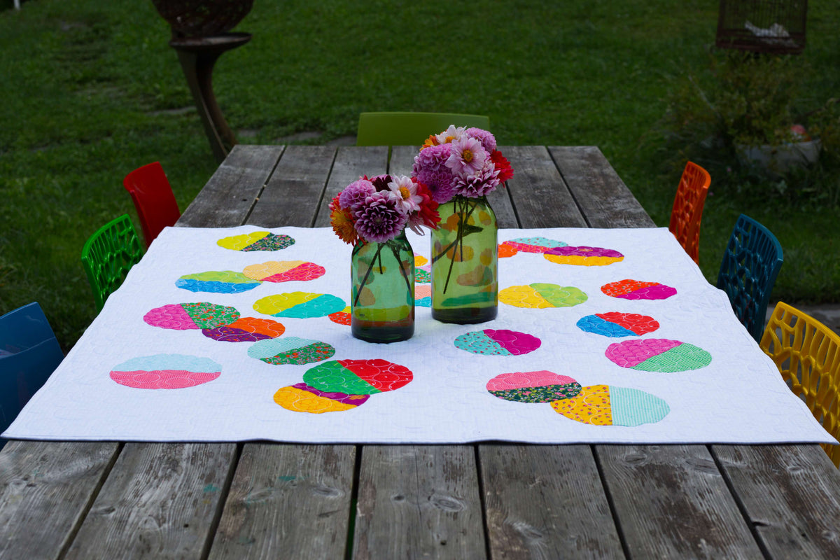 Quilt mit Kreisen