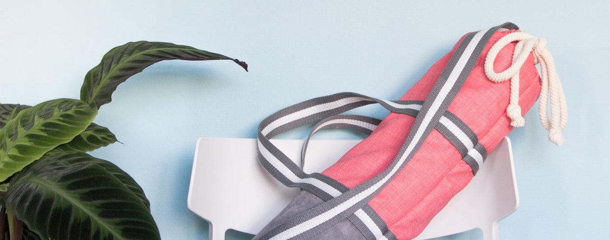 Stylische Yogamattentasche