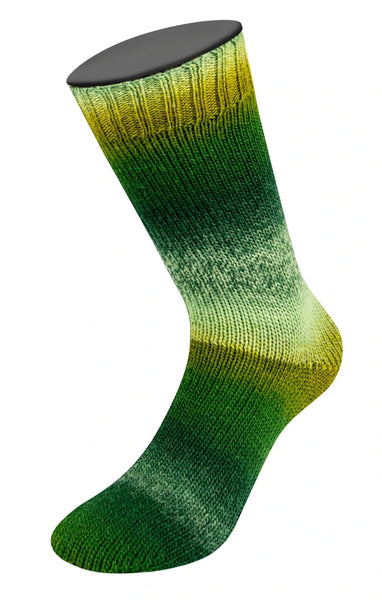 852405 8057|Meilenweit 100 Color Mix Soft - 8057, 8057 lind-/blatt-/schwarz-/graugrün/oliv