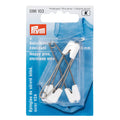 Baby safety pins, stainless steel, with plastic cap
