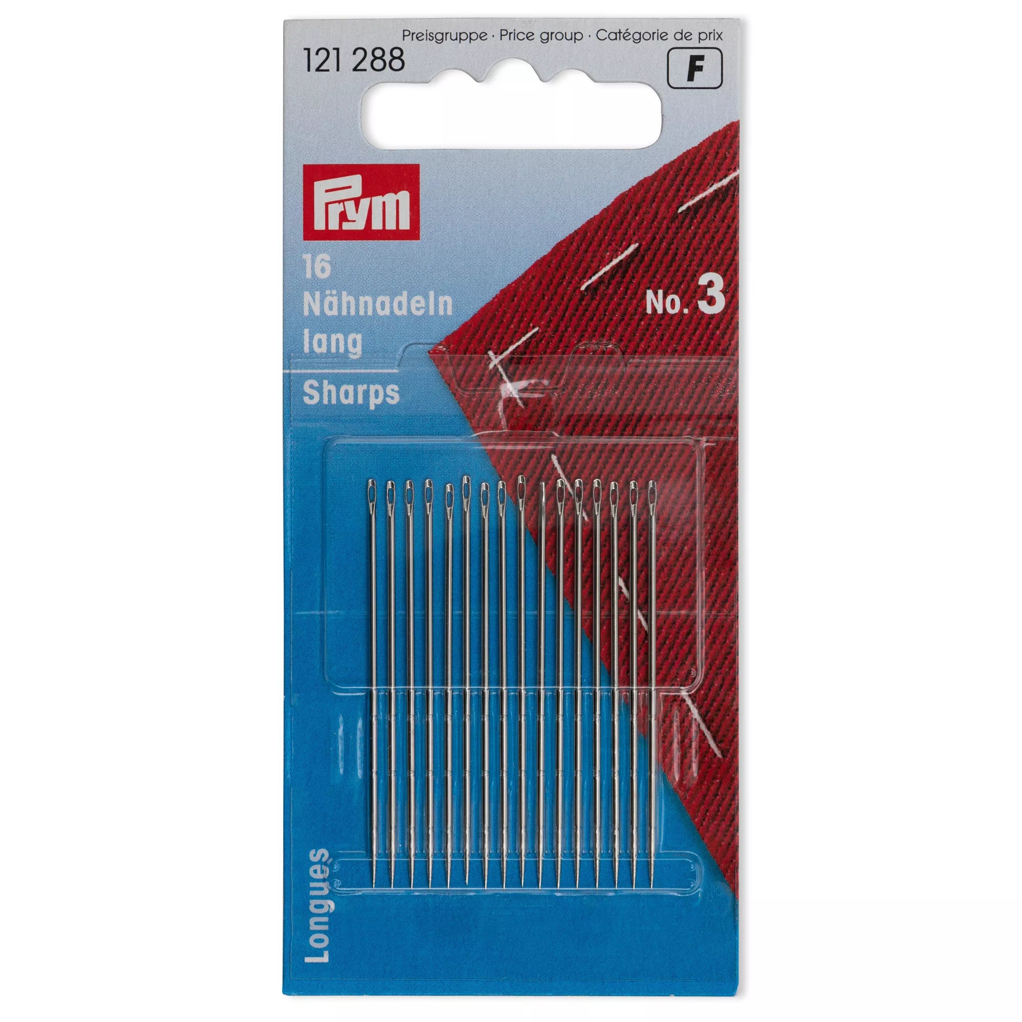 Sewing needles long or half-long