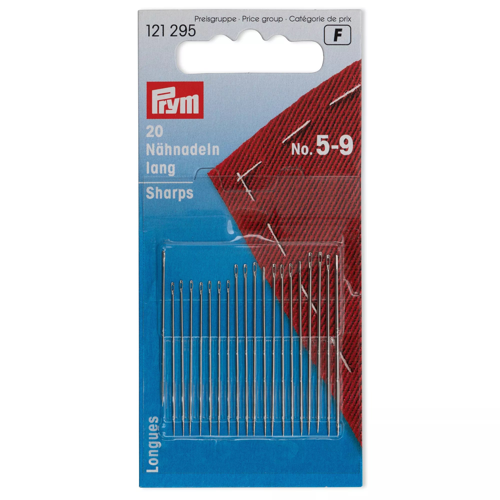 Sewing needles long or half-long