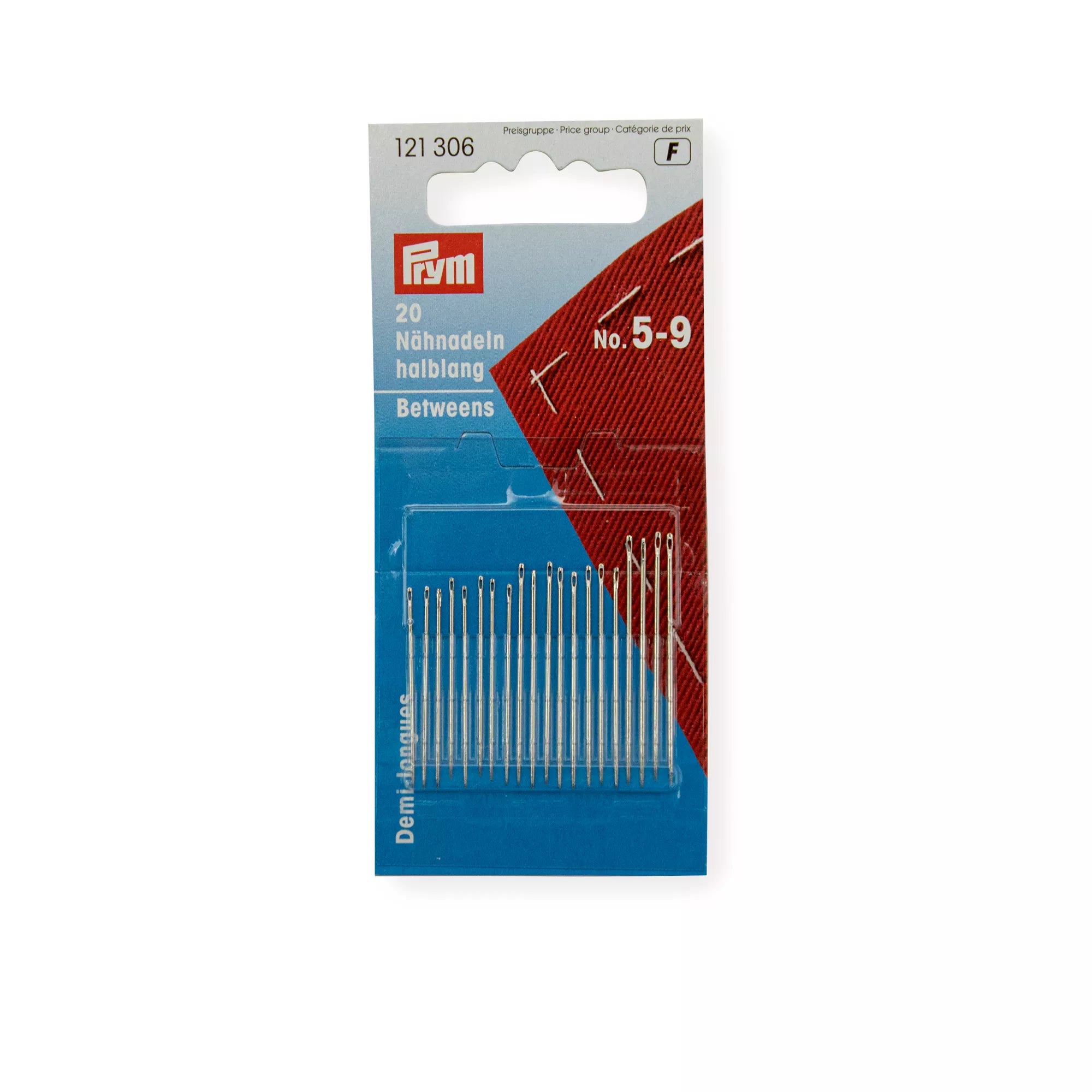 Sewing needles long or half-long