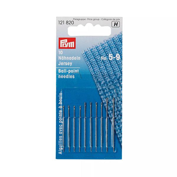 Sewing Machine Needles, Jersey, Sizes 5-9