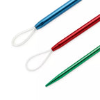 Knitting needles, aluminum, assorted