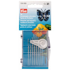 Knitting needle set with and without points + threader