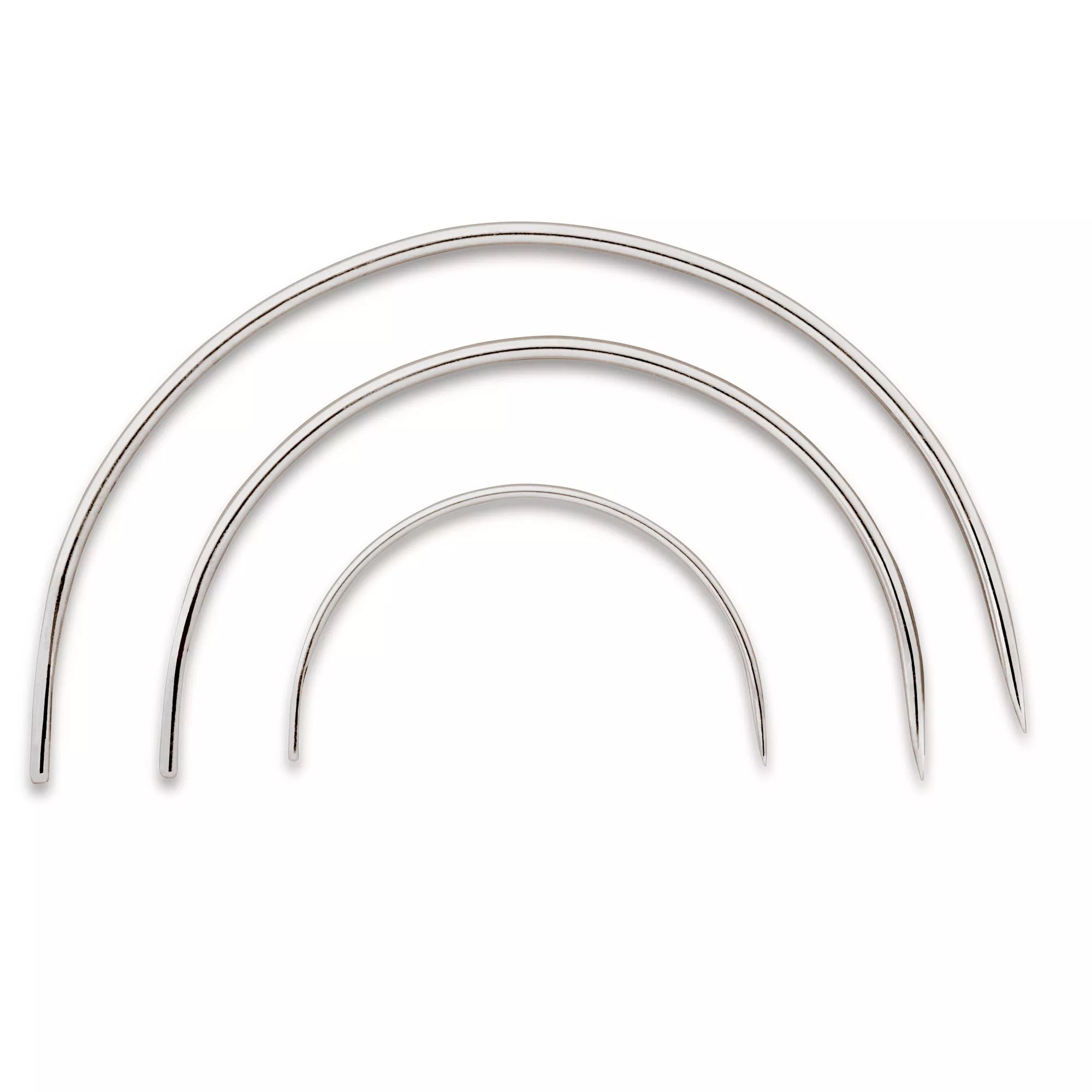 Upholstery needles, curved, assorted