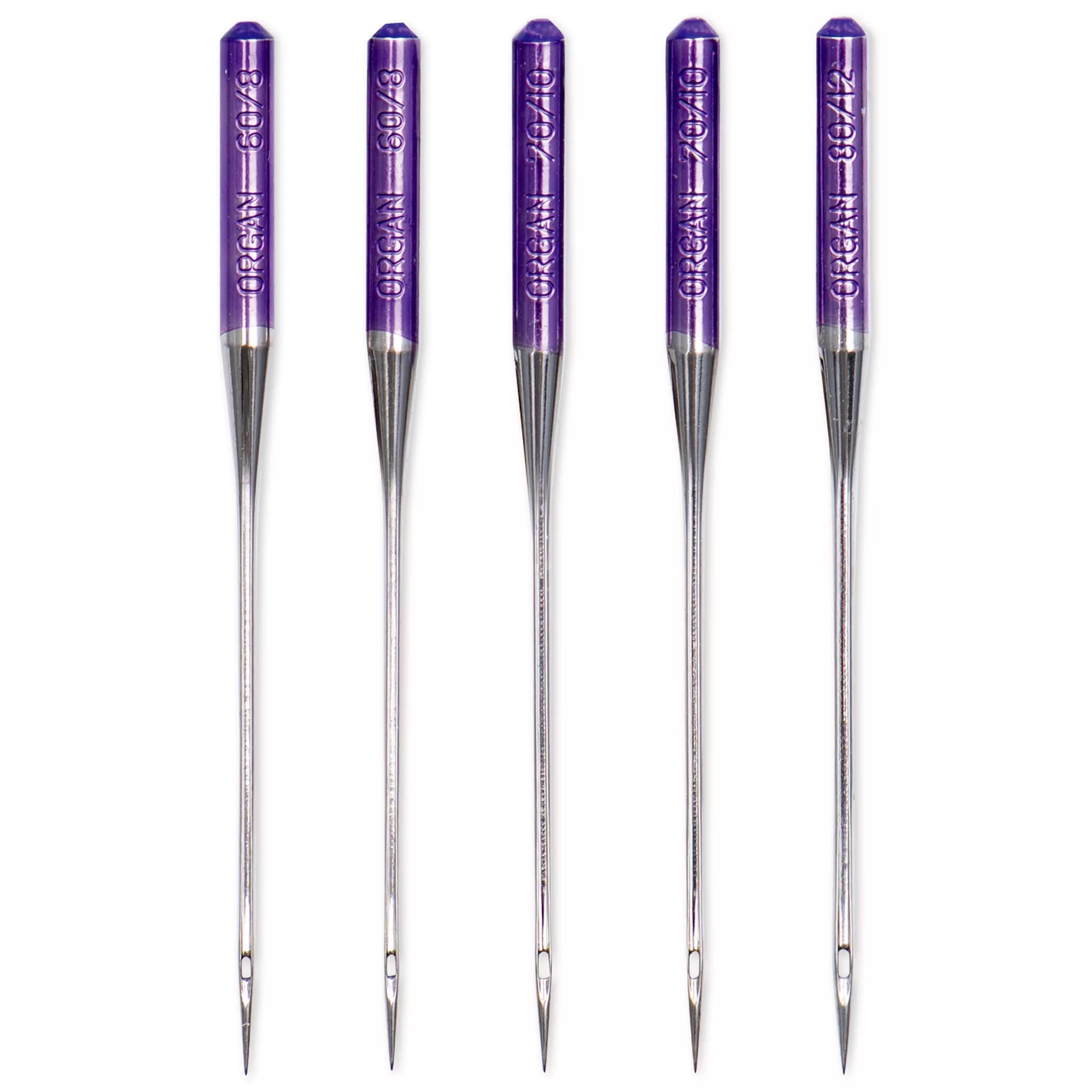 Sewing Machine Needles with Flat Shank, "Microtex"