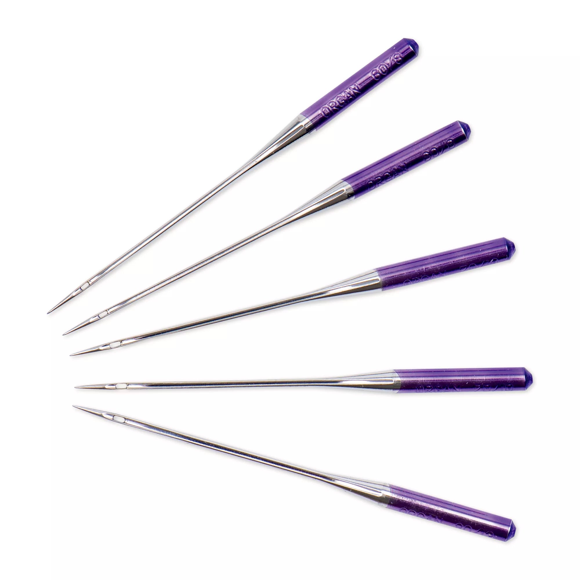 Sewing Machine Needles with Flat Shank, "Microtex"