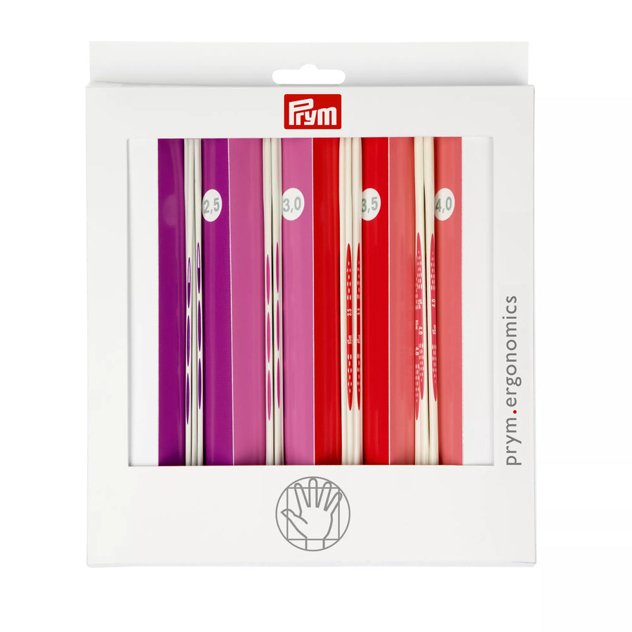 Double-pointed knitting needle set prym.ergonomics, 2.5-4.0mm