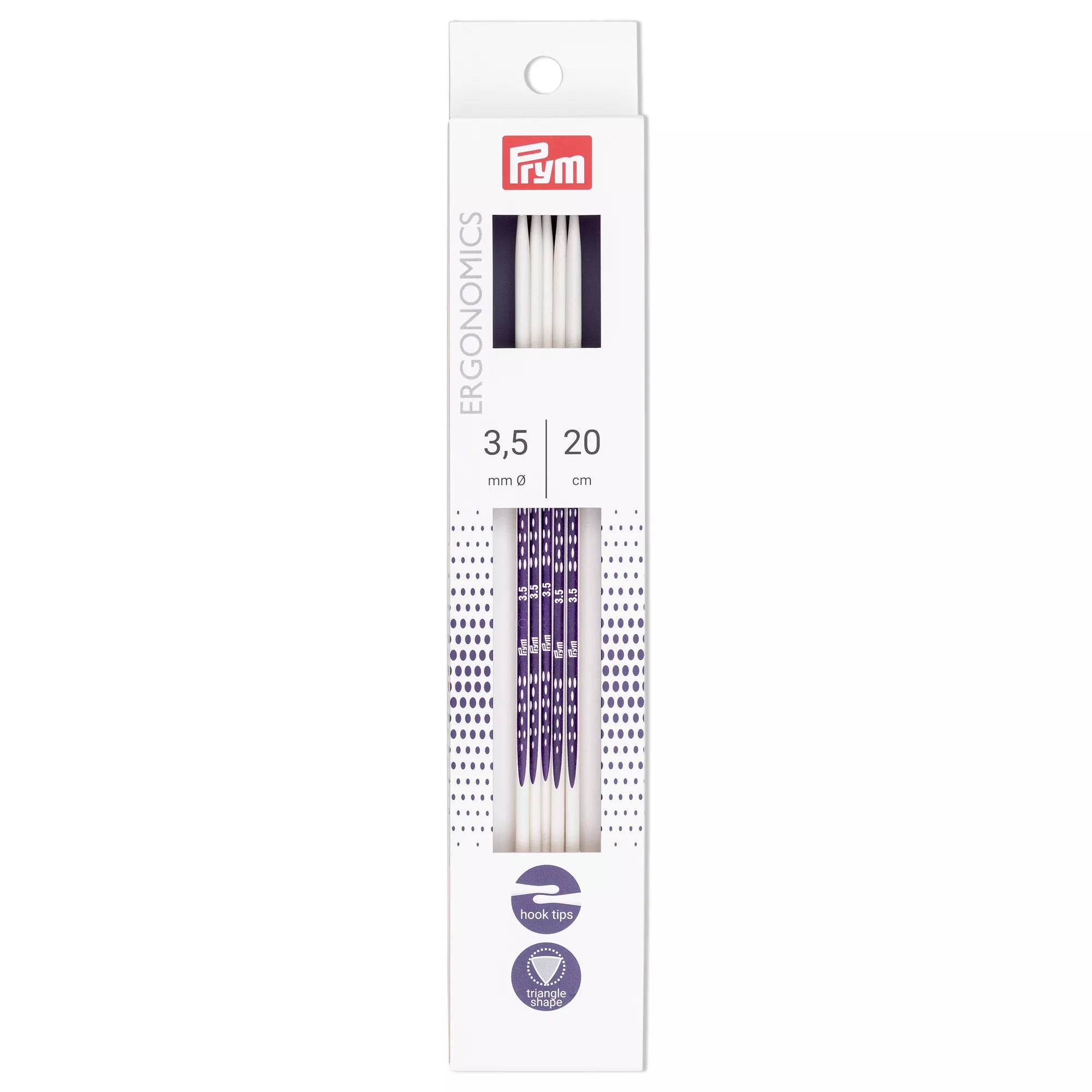 Double-pointed knitting needles, prym.ergonomics
