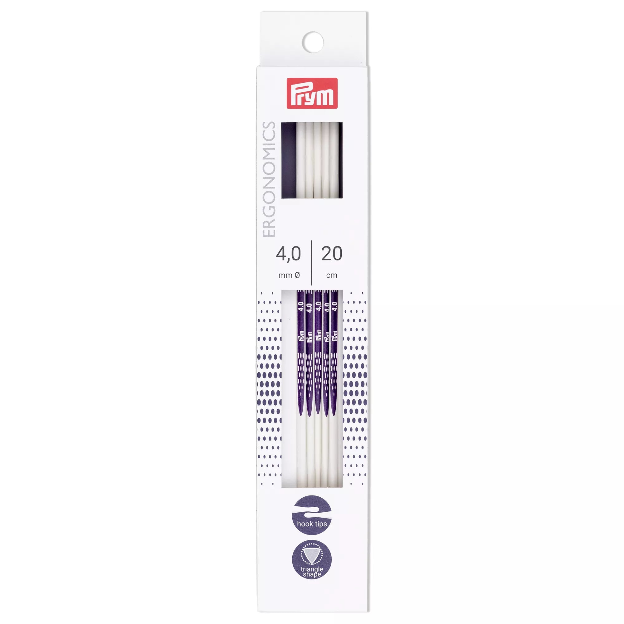 Double-pointed knitting needles, prym.ergonomics