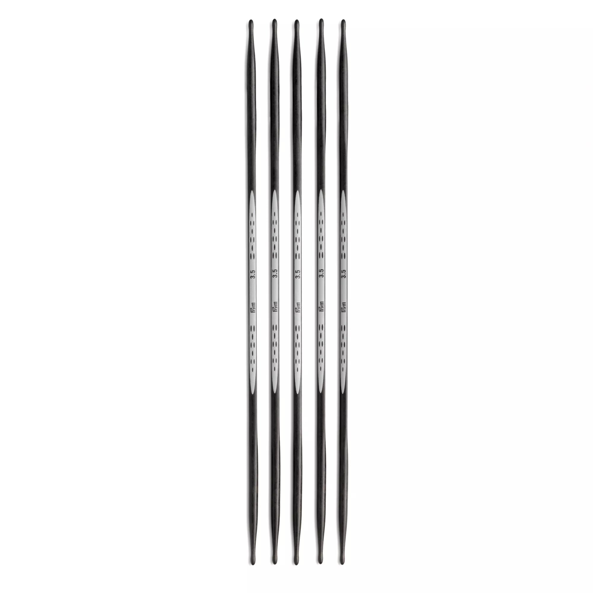Double pointed knitting needles, prym.ergonomics, Carbon Technology