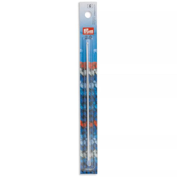 Wool crochet hooks with thumb rest