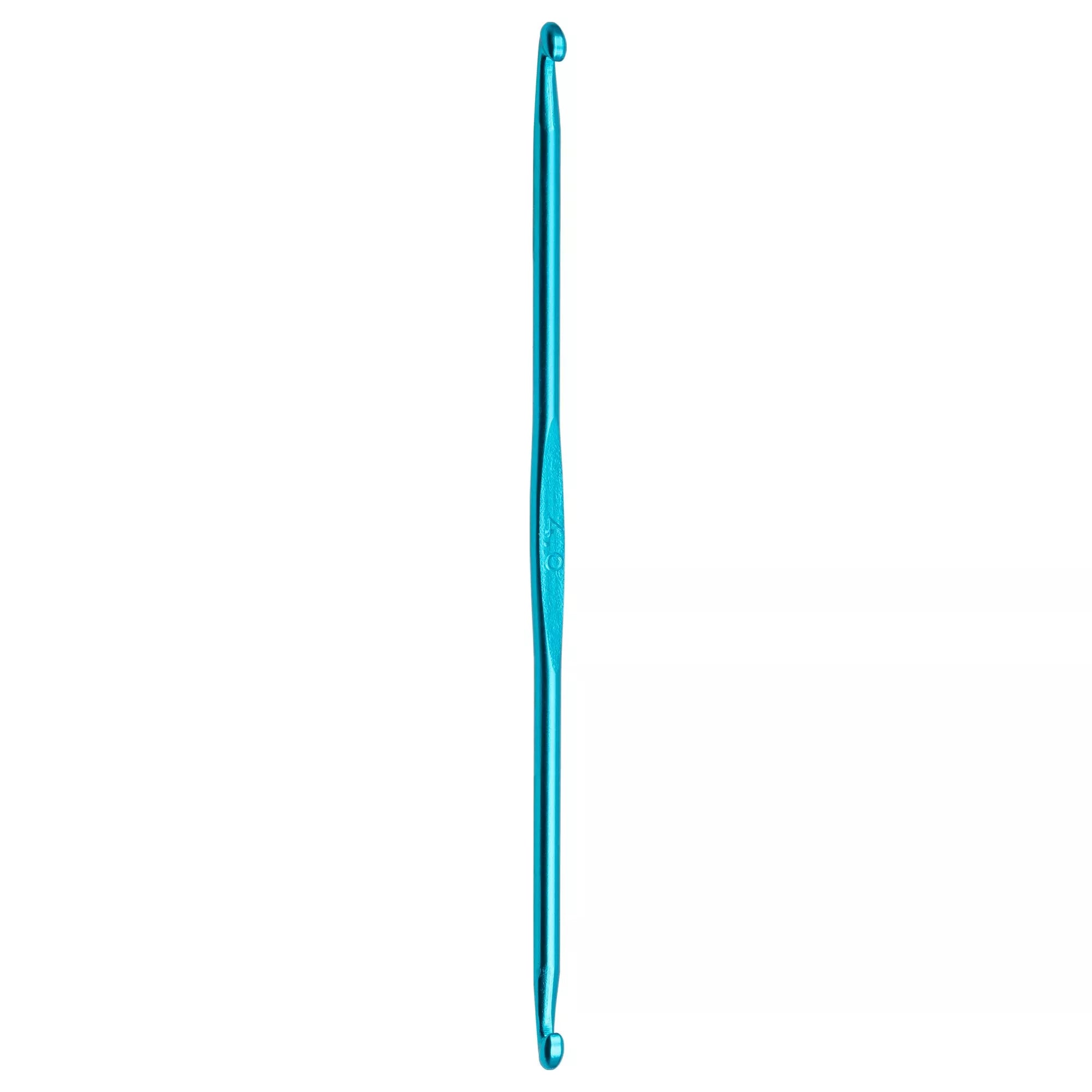 Tunisian crochet hook, double-ended
