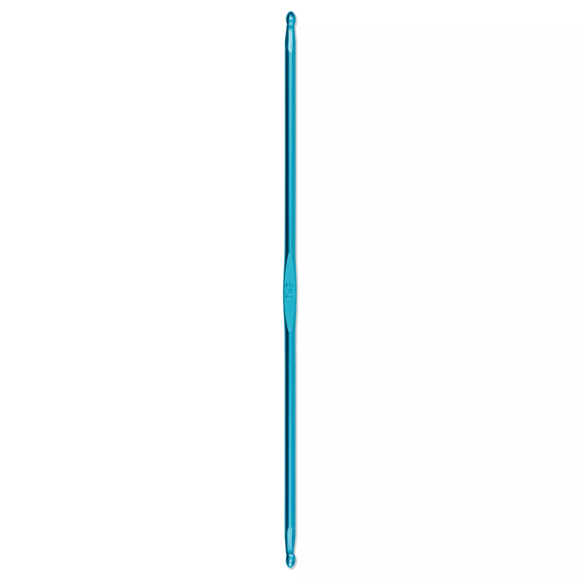 Tunisian crochet hook, double-ended