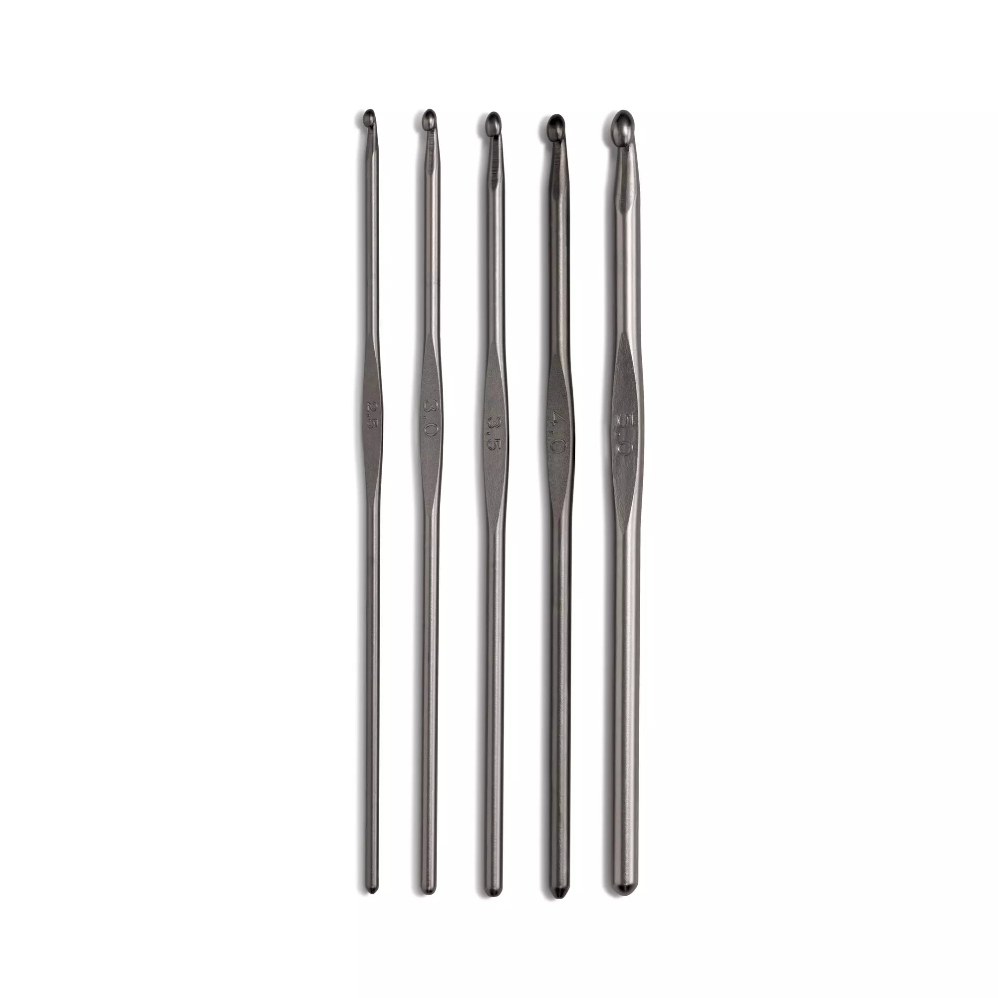 Wollhäkelnadel-Set mit Führungsfläche