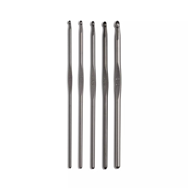 Wool Crochet Hook Set with Grip Area