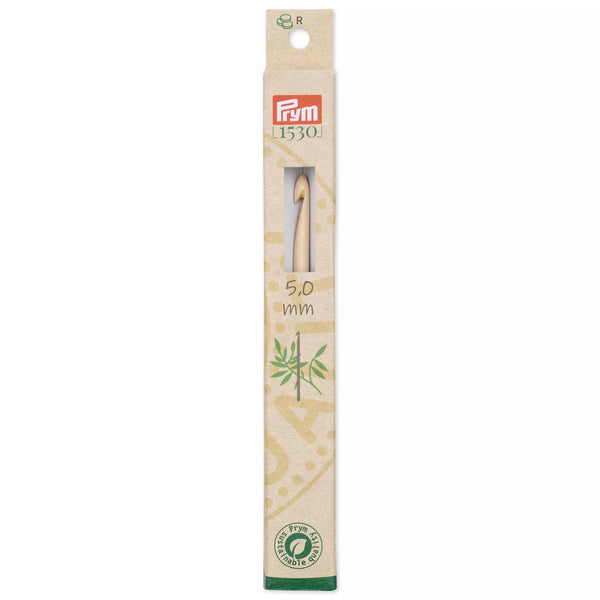 Wool crochet hook, bamboo, Prym 1530