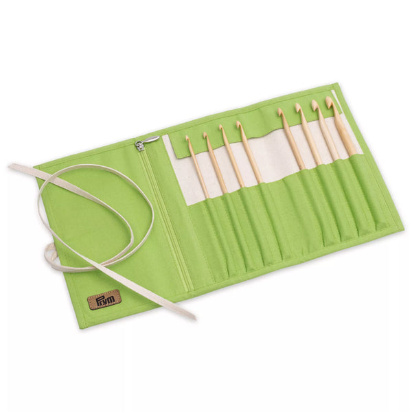 Wool Crochet Hook Set, Bamboo, Prym 1530, 3.5-8.0 mm
