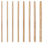 Wollhäkelnadel Set, Bambus, Prym 1530, 3,5-8,0 mm