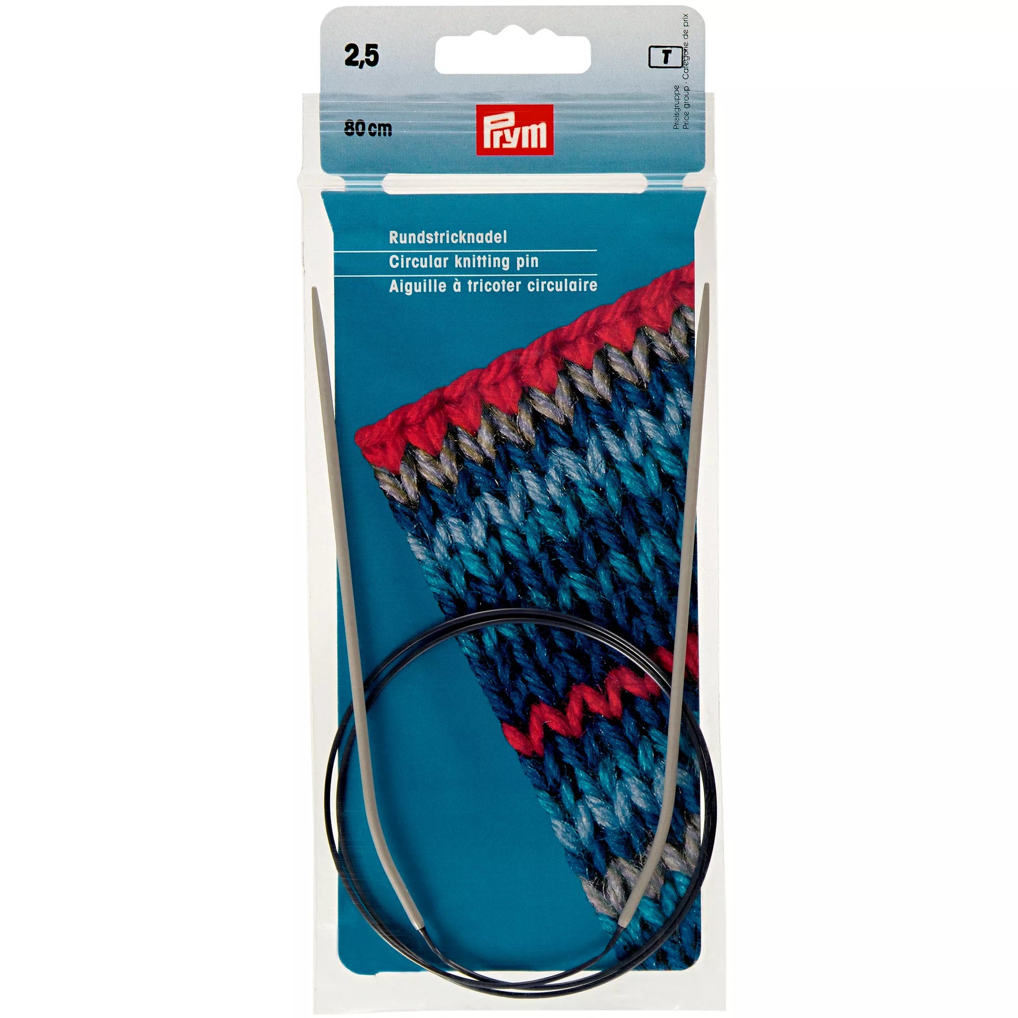 Circular knitting needles, pearl gray or gray