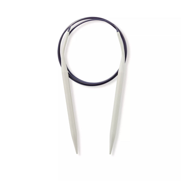 Aiguilles circulaires, gris perle ou gris