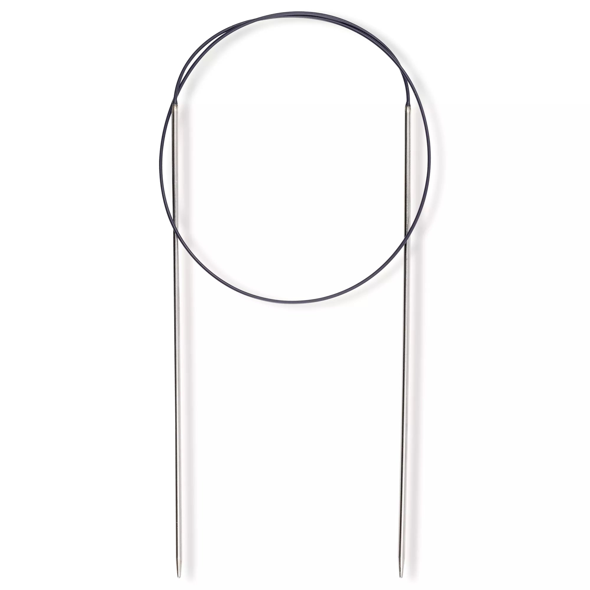 Circular knitting needles, silver