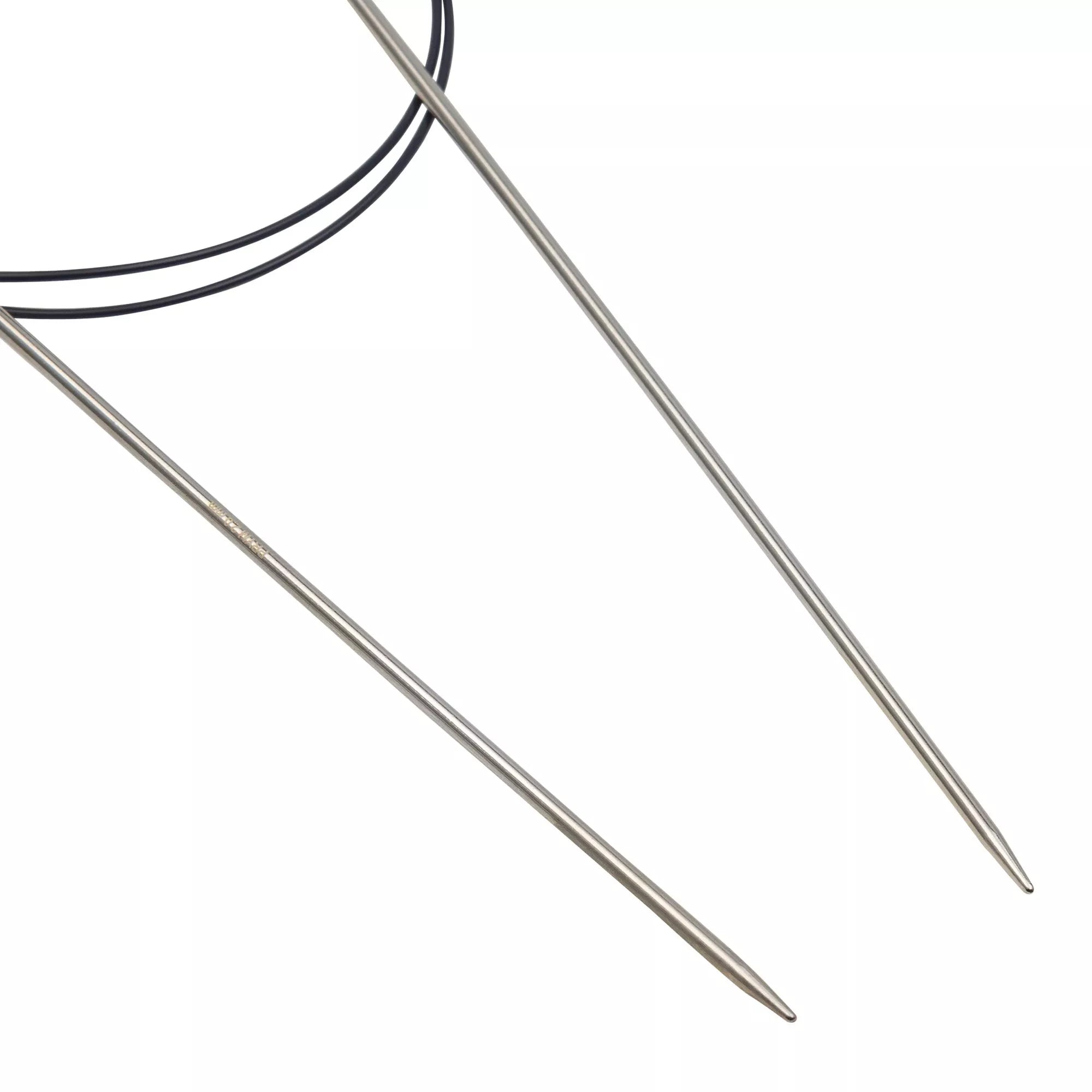 Circular knitting needles, silver