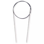 Circular knitting needles, silver