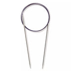 Circular knitting needles, silver