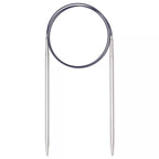 Circular knitting needles, silver