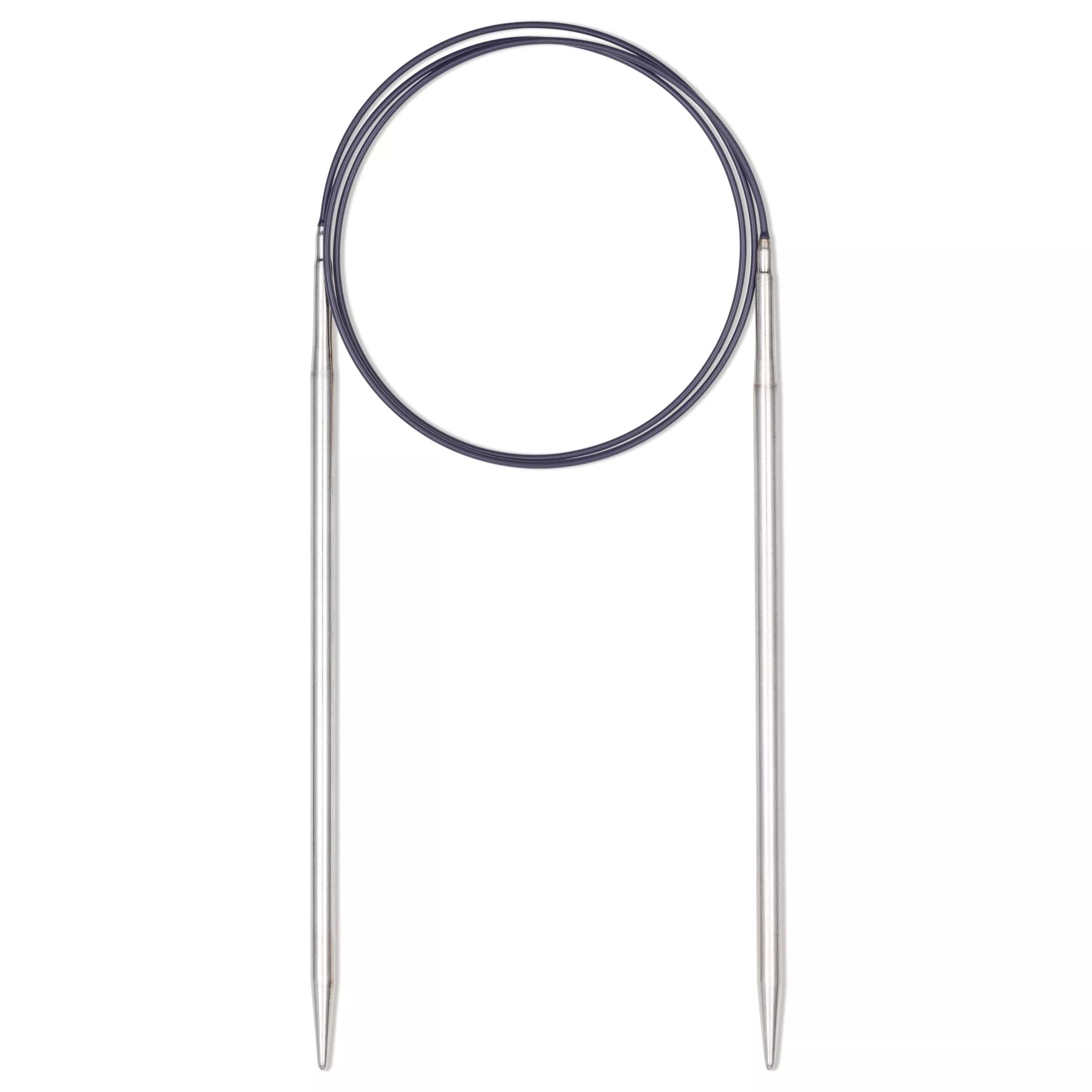 Circular knitting needles, silver