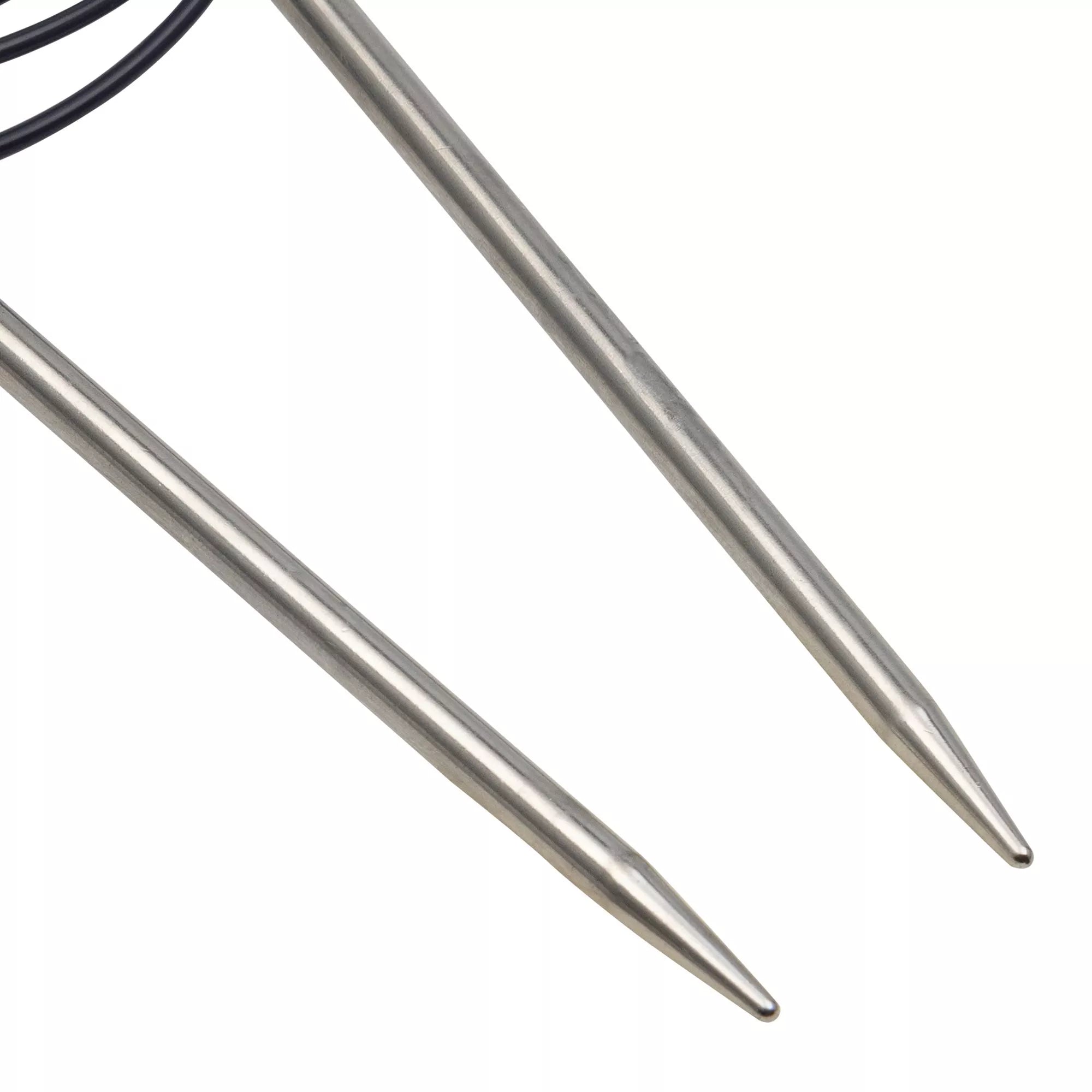 Circular knitting needles, silver