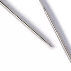 Circular knitting needles, silver