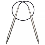 Circular knitting needles, silver