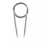 Circular knitting needles, silver