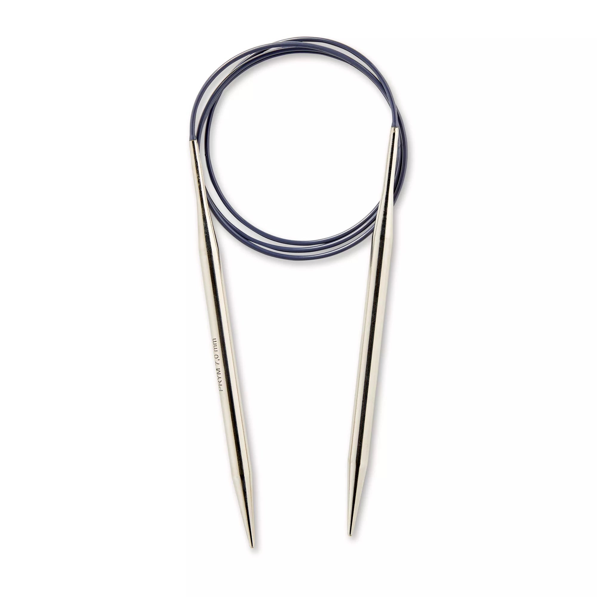 Circular knitting needles, silver