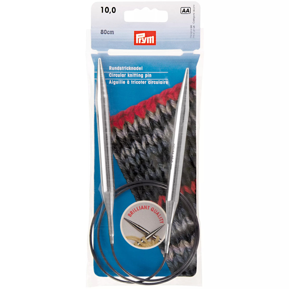 Aiguilles circulaires, argent