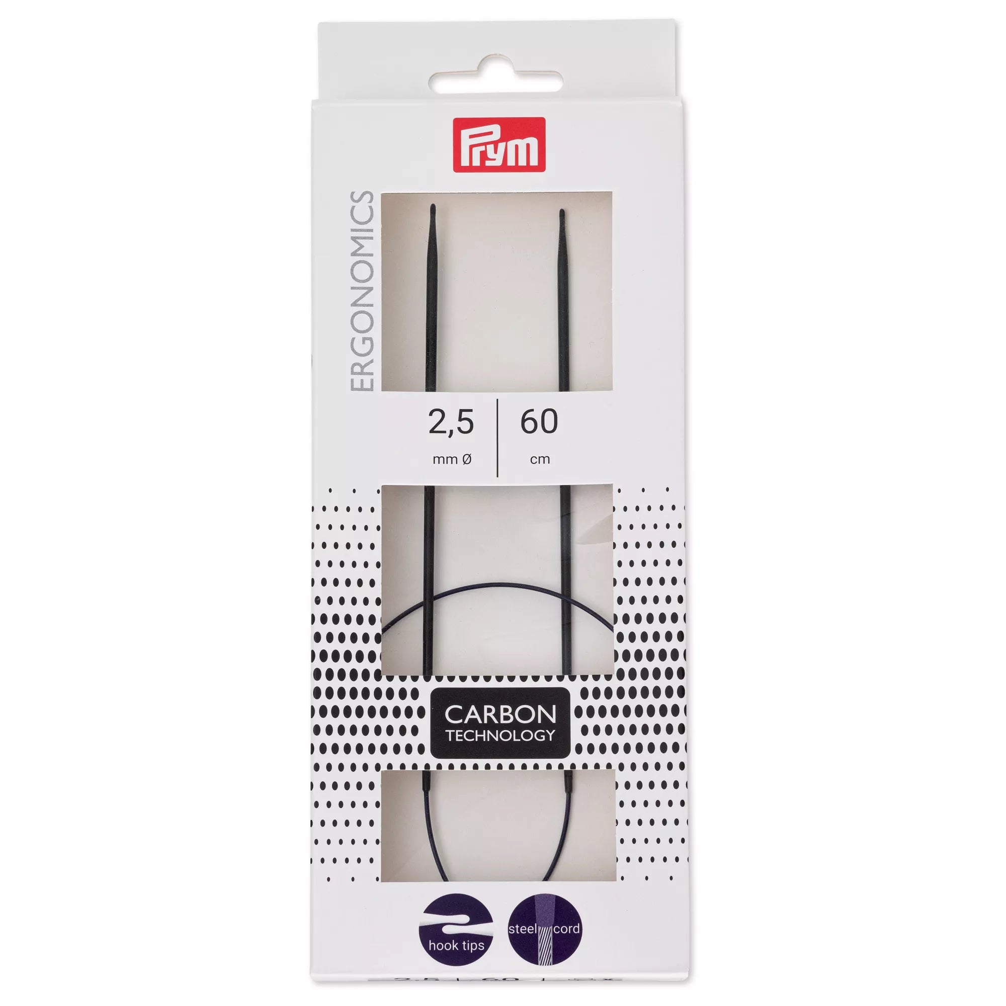 Circular knitting needles prym.ergonomics, Carbon Technology