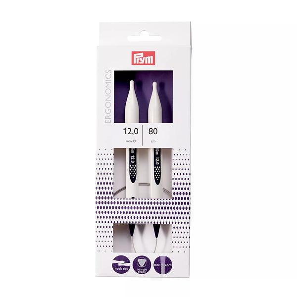 Aiguilles à tricoter circulaires, prym.ergonomics