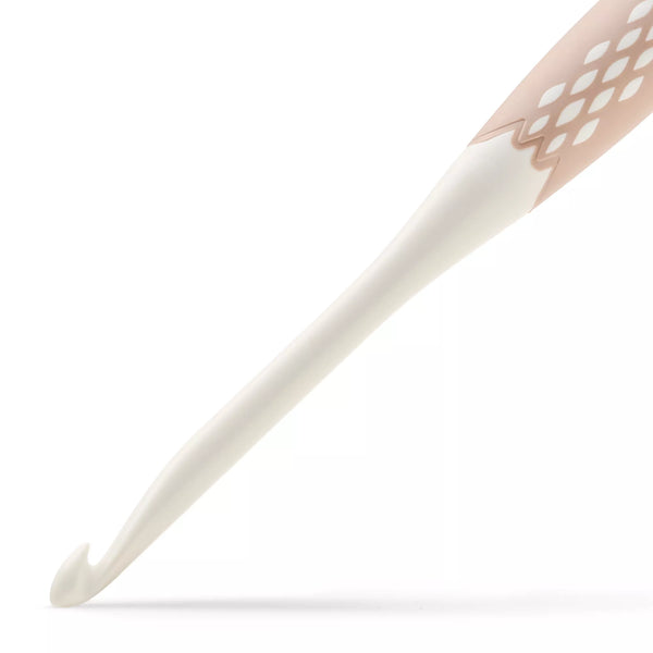 Ergonomic Wool Crochet Hook Set Taupe