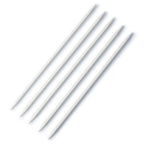 Double-pointed knitting needles, silver