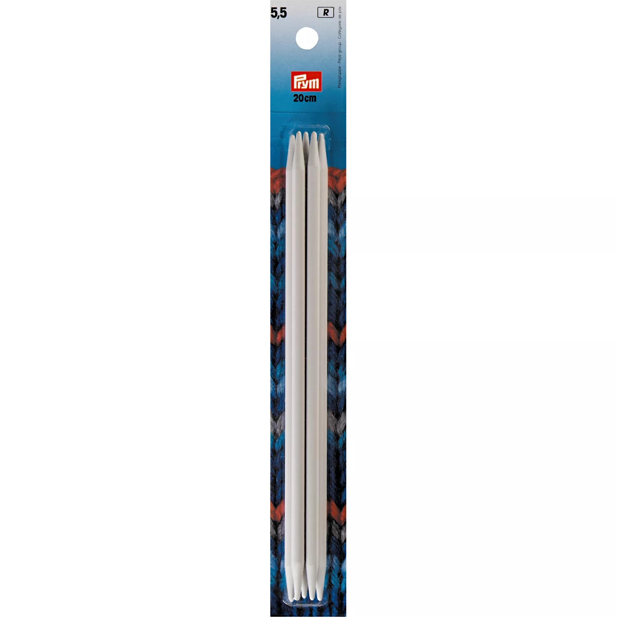 Double-pointed knitting needles, silver