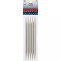 Double-pointed knitting needles, silver